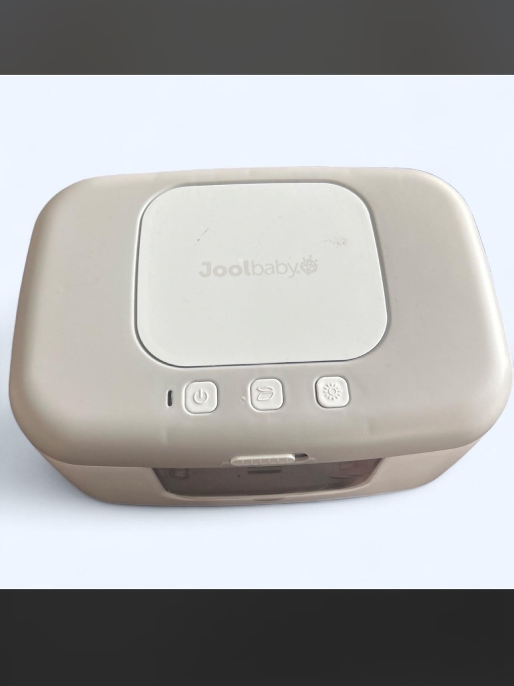 Jool Baby Beige Portable Wipe Warmer - Gentle Wipe Heating